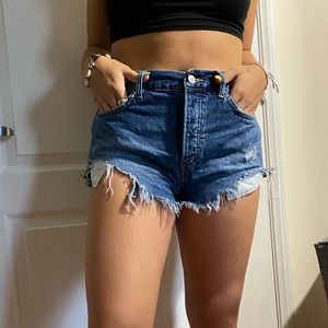 Free People Jean shorts